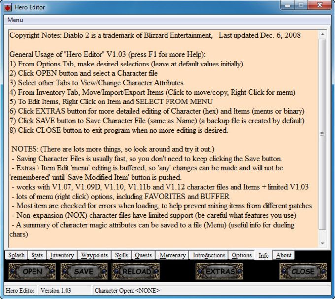 Diablo 2 hero editor 1.14 download mac version
